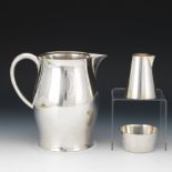 Tiffany & Co. Sterling Silver Creamer and Sugar Bowl, and Worden-Munnis Co. Sterling Pitcher for Sp
