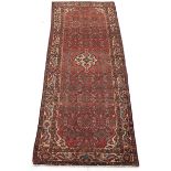 Semi-Antique Hand-Knotted Zanjan Carpet