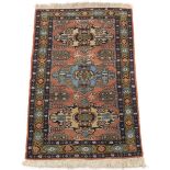 Semi-Antique Fine Hand-Knotted Ardebil Carpet