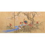 Antique Japanese Screen