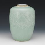 Chinese Celadon Glazed Jar