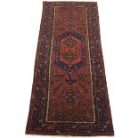 Semi-Antique Fine Hand-Knotted Zanjan Runner