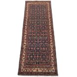 Semi-Antique Hand-Knotted Mahal Runner