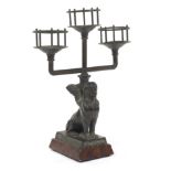 Egyptian Revival Sphinx Candelabra