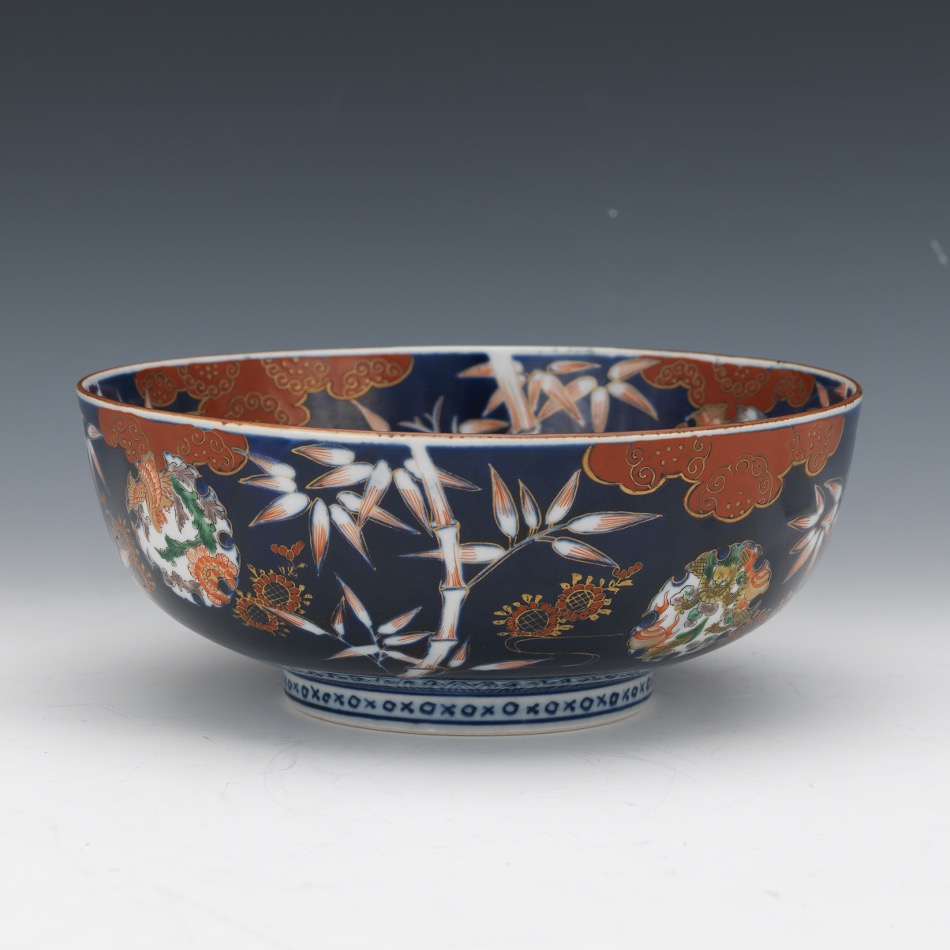 Japanese Dragon Bowl - Image 3 of 7