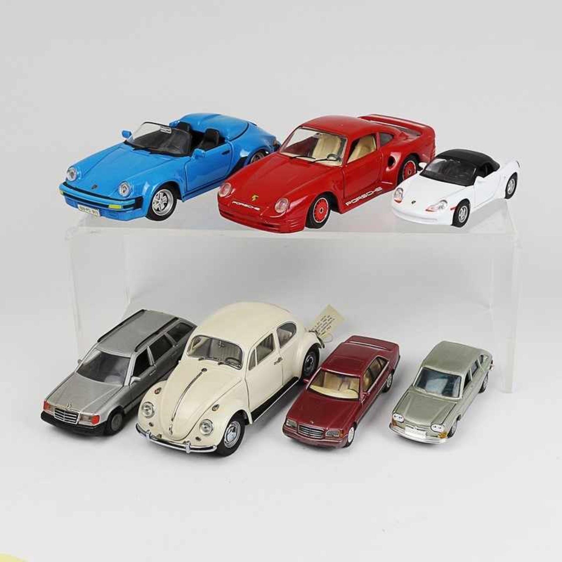 Franklin Mint - Modellautos u.a. 7 T., versch. Marken u. Maßstäbe; 1x Franklin Mint, VW Käfer 1967