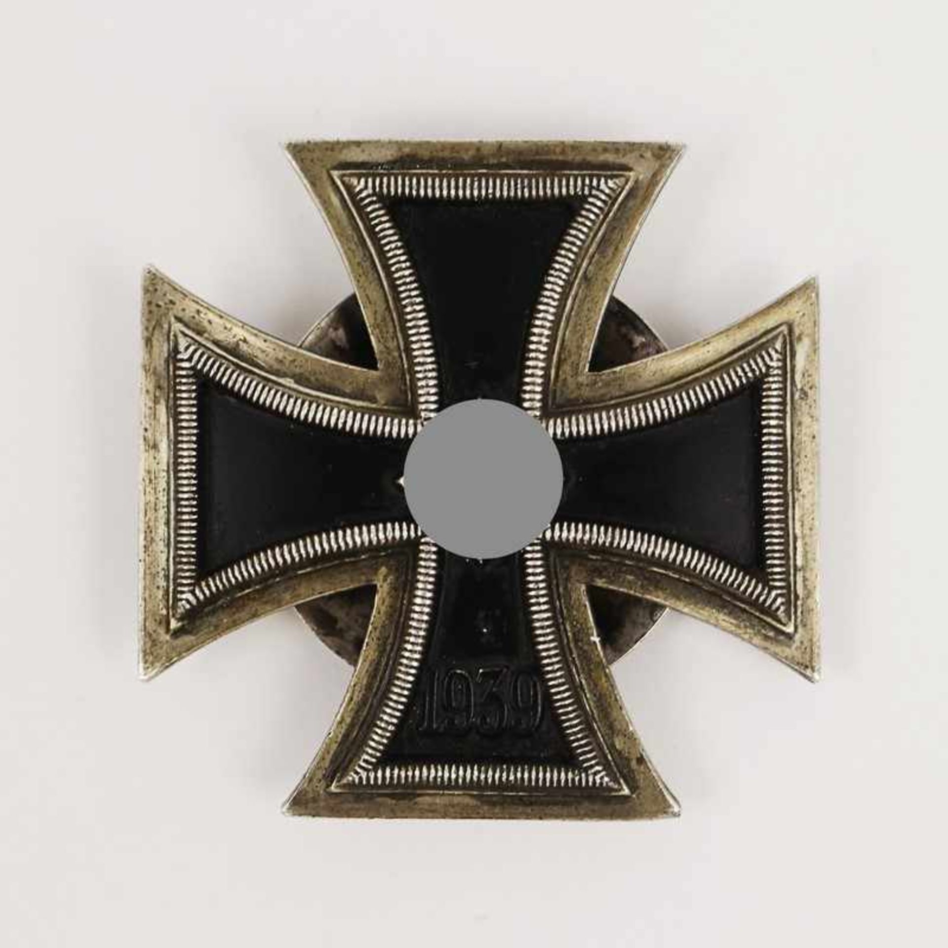 Abzeichen - 2.WK Eisernes Kreuz 1. Klasse, einteilig, nichtmagnetisch, gewölbt, massiv, m.