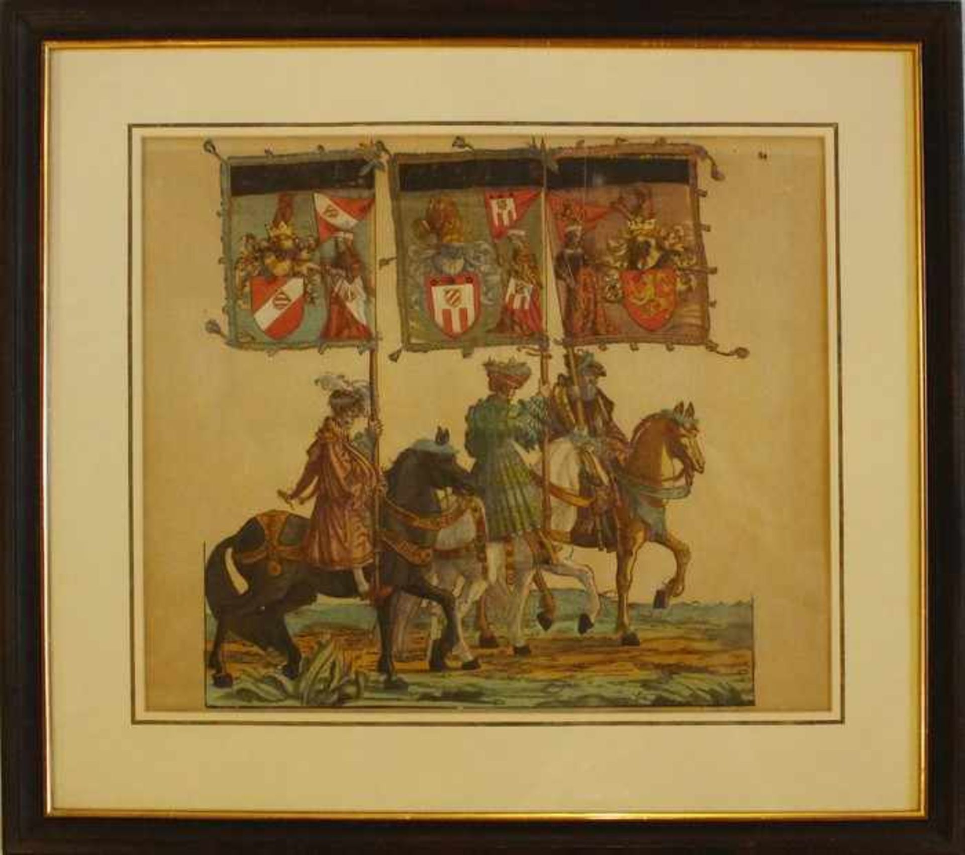 Burgkmair, Hans - Triumphzug1473 - Augsburg - 1531, Blatt aus dem Triumphzug des Kaisers Maximilian,