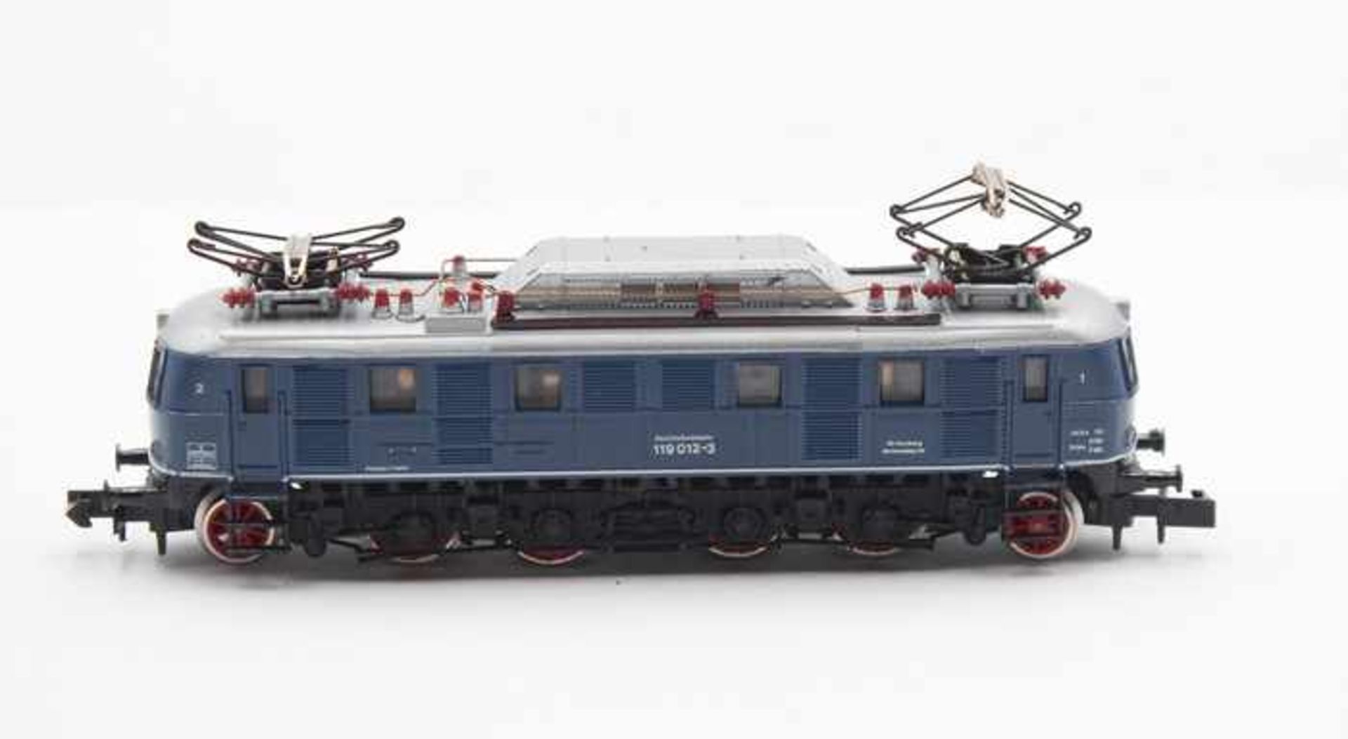 Arnold - EisenbahnE-Lok, Arnold Rapido, Spur N, 2451, BR 119 012-3 DB, blau, OK, besp.