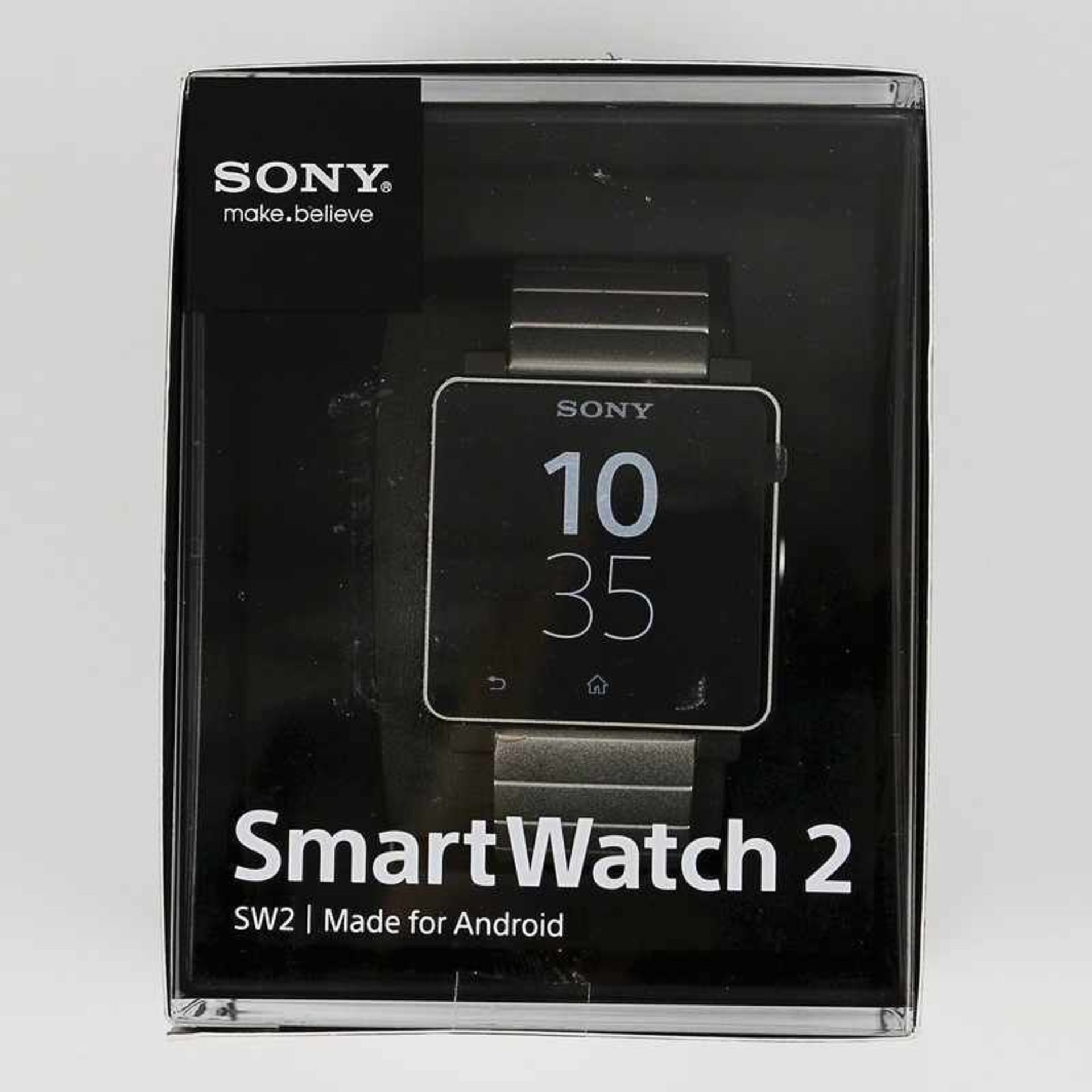 Unisexarmbanduhr - Sony SW2bez. "Smart Watch 2 Made for Android, Business edition. Read messages,