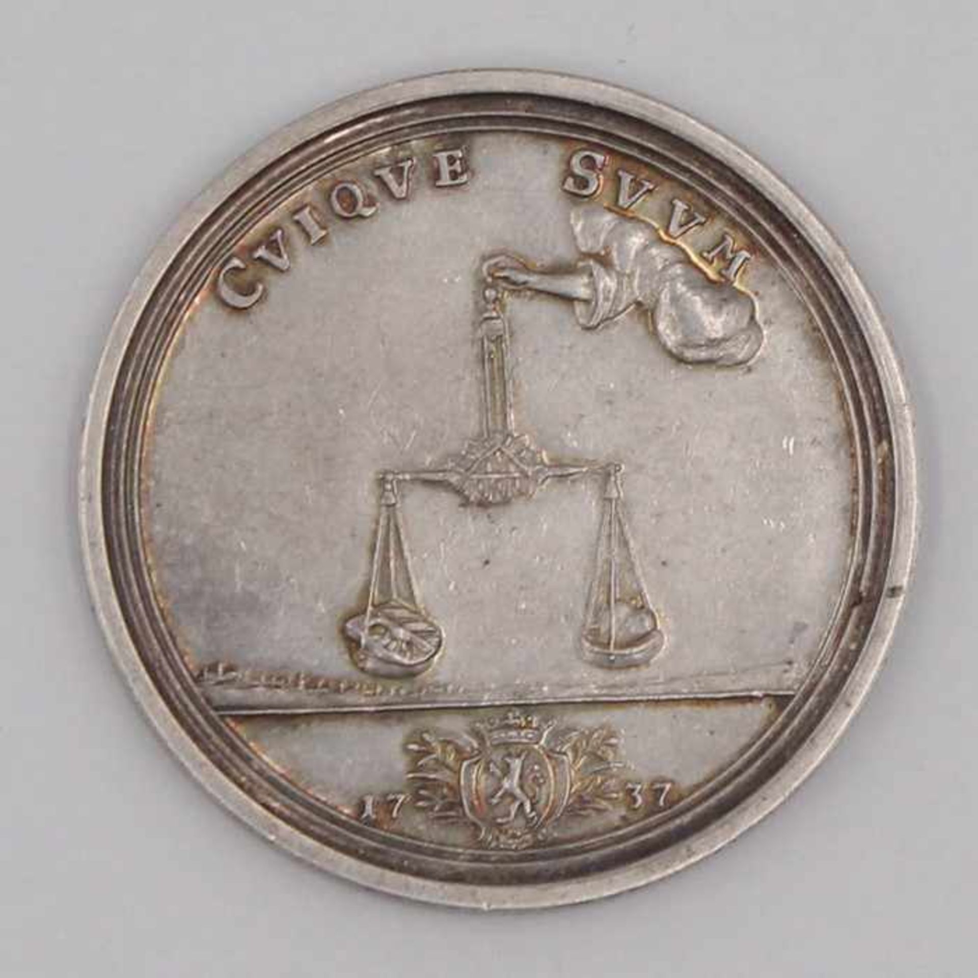 Medaille NürnbergMedaille, wohl Silber, Scheurl von Defersdorf, auf den Juristen und Ratsherrn - Bild 2 aus 2
