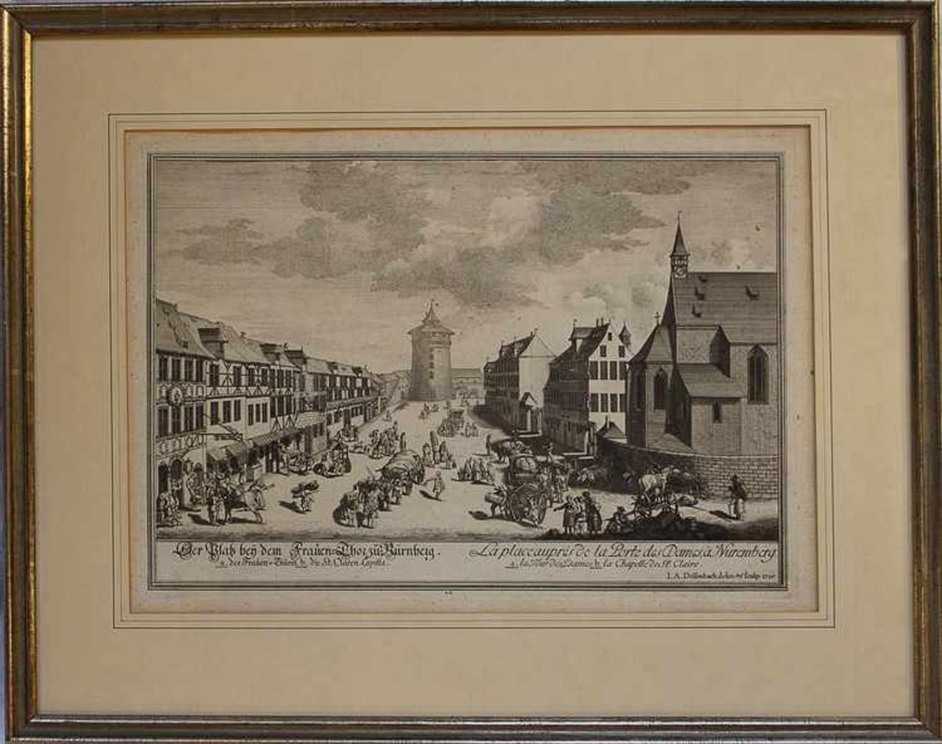 Delsenbach, Johann Adam - Nürnberg1687 Nürnberg - 1765 ebd., bez. "Der Platz bey dem Frauen-Thor