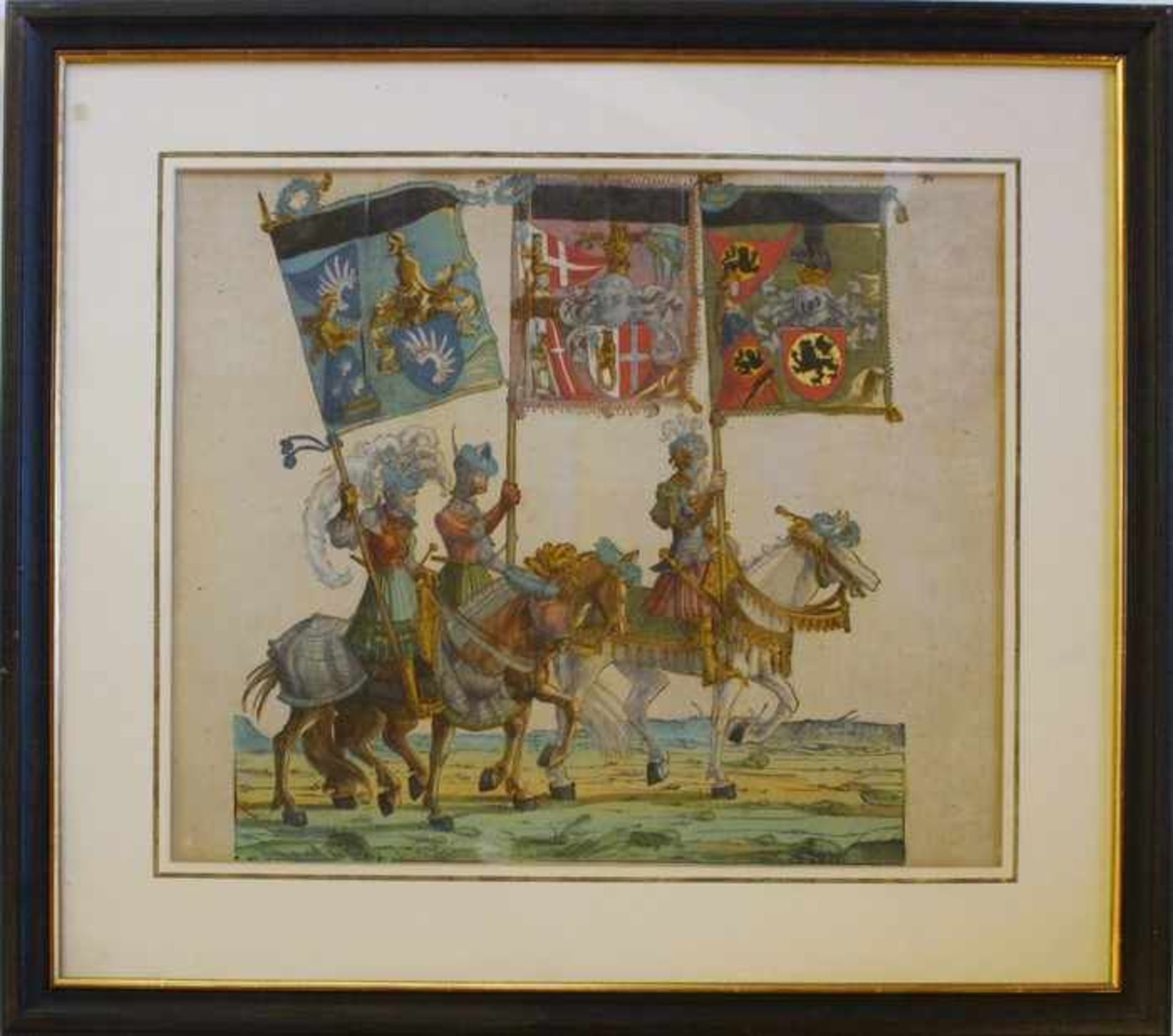 Burgkmair, Hans - Triumphzug1473 - Augsburg - 1531, Blatt aus dem Triumphzug des Kaisers Maximilian,