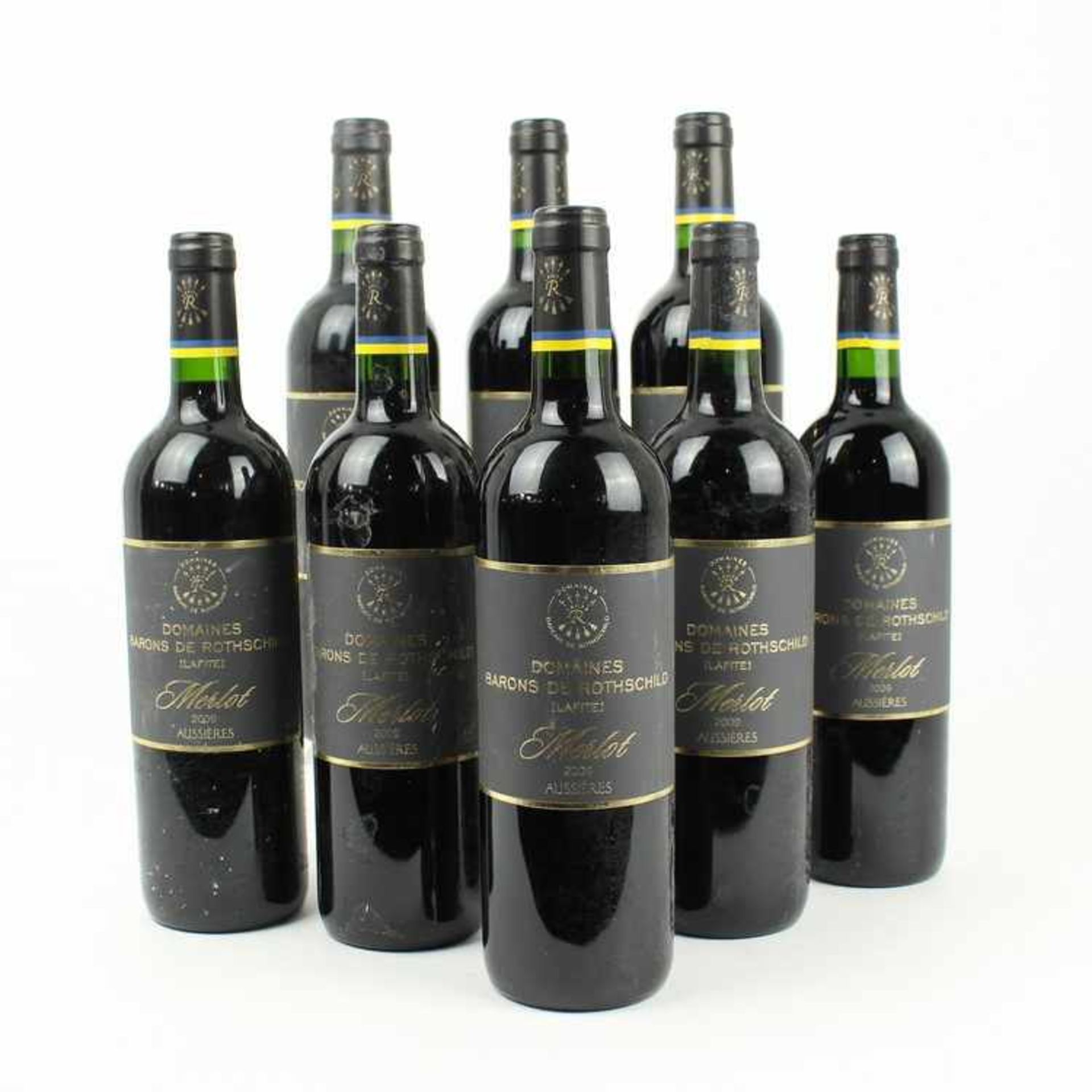 Rotwein8 Fl., Frankreich, Domaines Barons de Rothschild, (Lafite), Merlot, 2009, Aussieres, 750