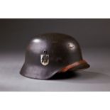 Deutsches Reich 1933 - 1945 - Schutzstaffel-SS - Waffen SS : Stahlhelm der Waffen - SS. Stahlhelm