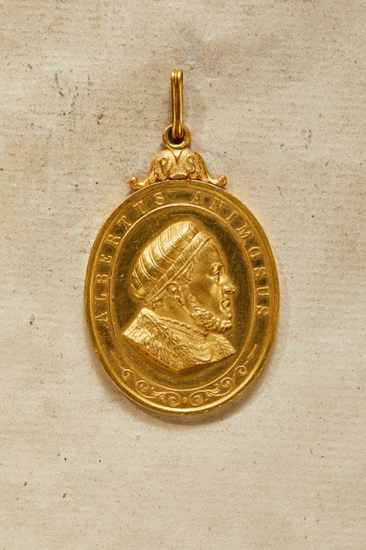 Orden & Ehrenzeichen Deutschland - Sachsen-Königreich : Goldene Medaille des Albrecht Ordens, 1861 -