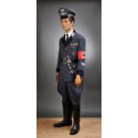 Deutsches Reich 1933 - 1945 - Luftwaffe - Luftschutz : Uniform eines Luftschutzgruppenführes, bzw-
