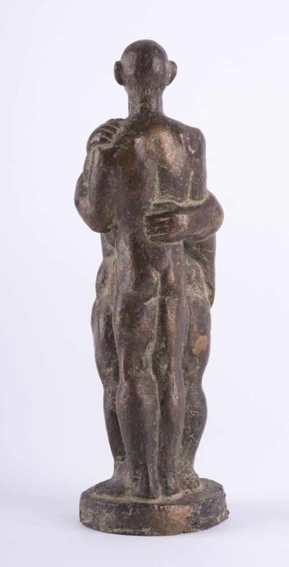 Gerhard ROMMEL (1934-2014) "Stehendes Paar" (1995) Skulptur-Volumen, Bronze, H: 21,5 cm, Provenienz: - Bild 4 aus 7