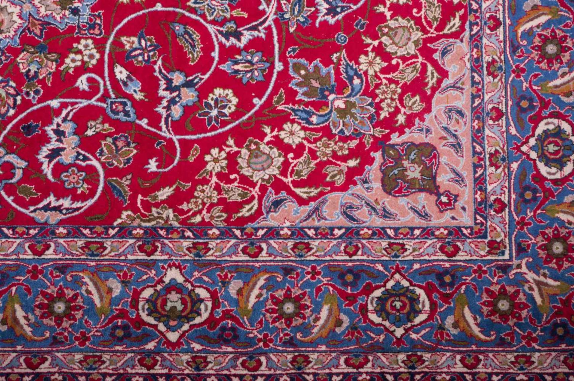 alter orientalischer Teppich / old oriental carpet handgeknüpt, 315 cm x 210 cm tied by hand, 315 cm - Bild 3 aus 4