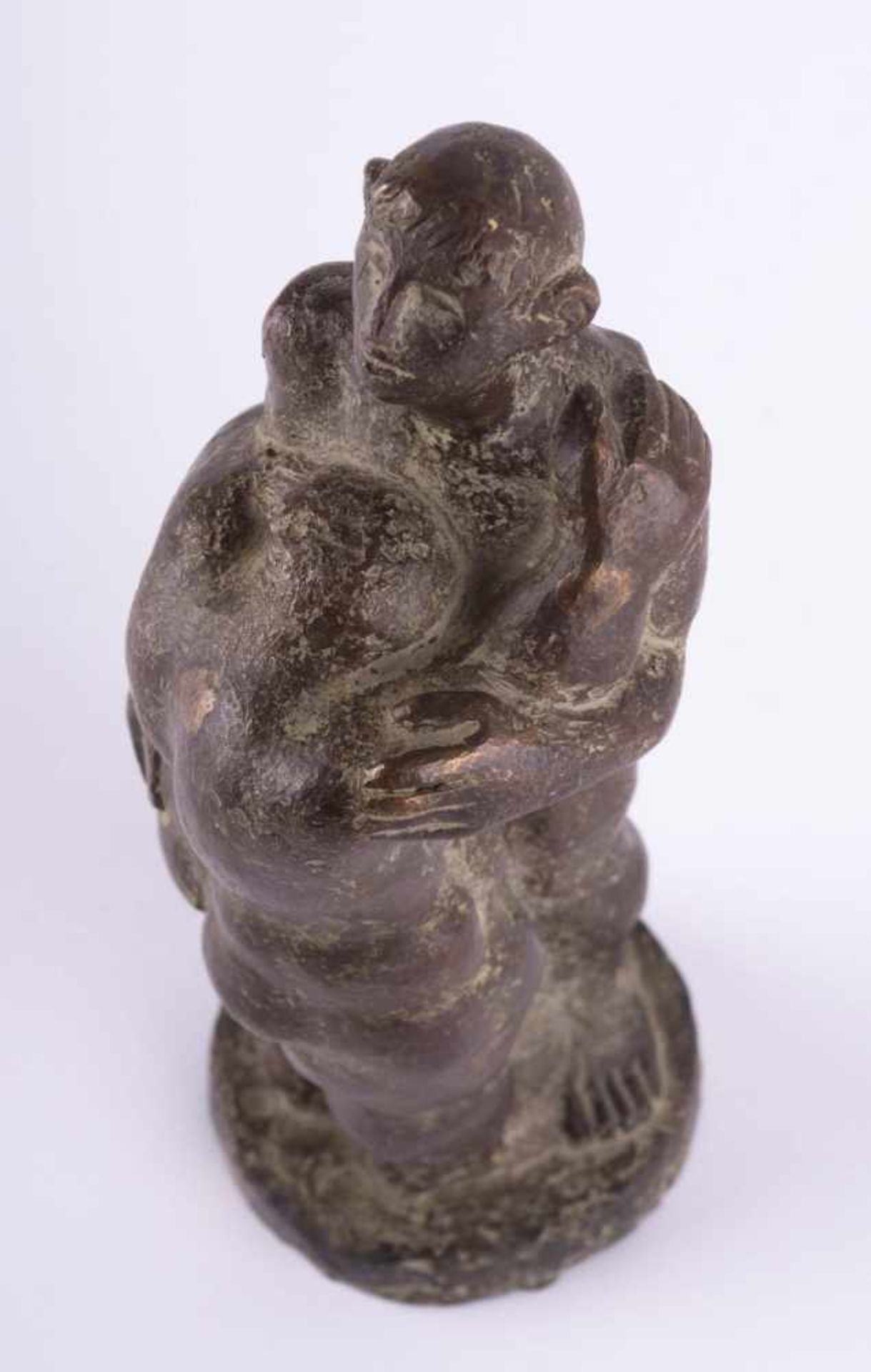 Gerhard ROMMEL (1934-2014) "Stehendes Paar" (1995) Skulptur-Volumen, Bronze, H: 21,5 cm, Provenienz: - Bild 6 aus 7