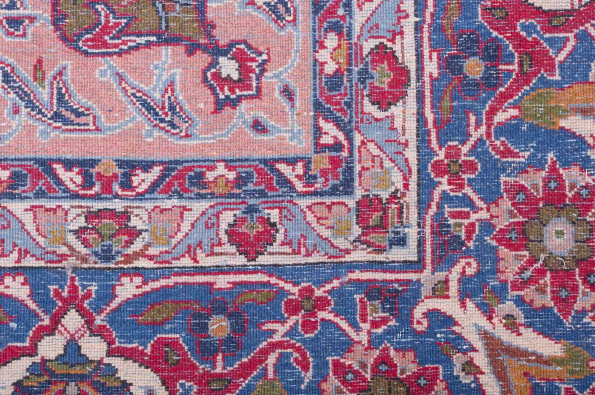 alter orientalischer Teppich / old oriental carpet handgeknüpt, 315 cm x 210 cm tied by hand, 315 cm - Bild 4 aus 4