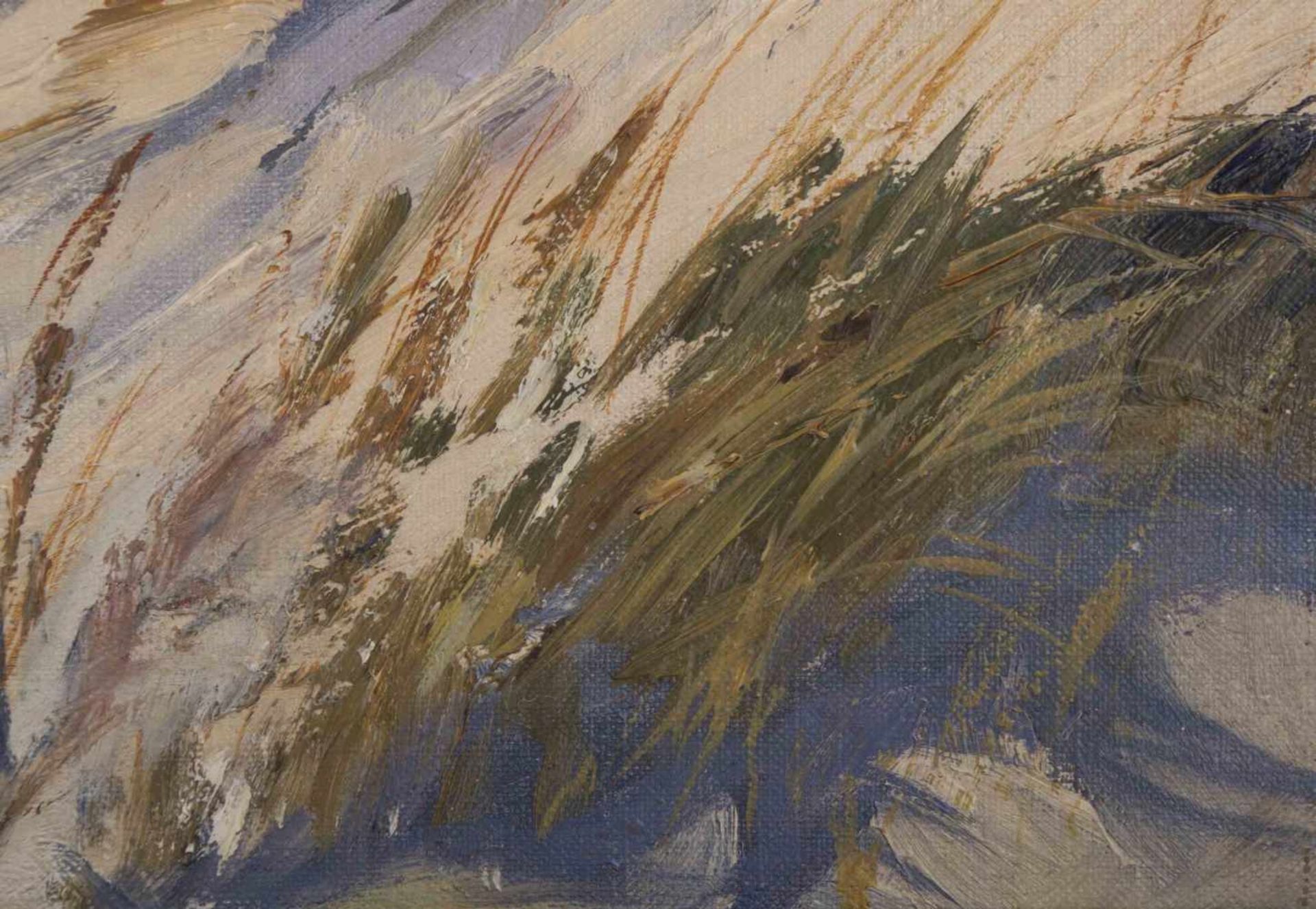 Henry GUNDLACH (1884-1965) "Dünen auf Sylt" Gemälde Öl auf Leinwand, 50,5 cm x 60 cm, unten links - Bild 3 aus 6