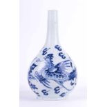 Vase China unterglasurblaue Bemalung, H: 17,5 cm Vase China underglaze blue painting, height: 17,5