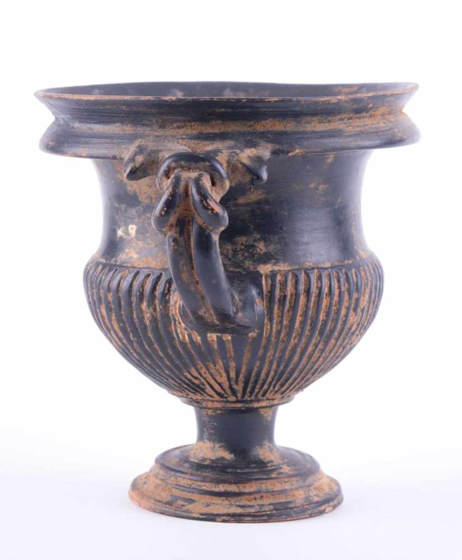 Henkel Vase Apulien ca. 2. Hälfte 4. Jh. v. Chr. , Späte Klassik - frühe hellenistische Epoche, H: - Bild 2 aus 4