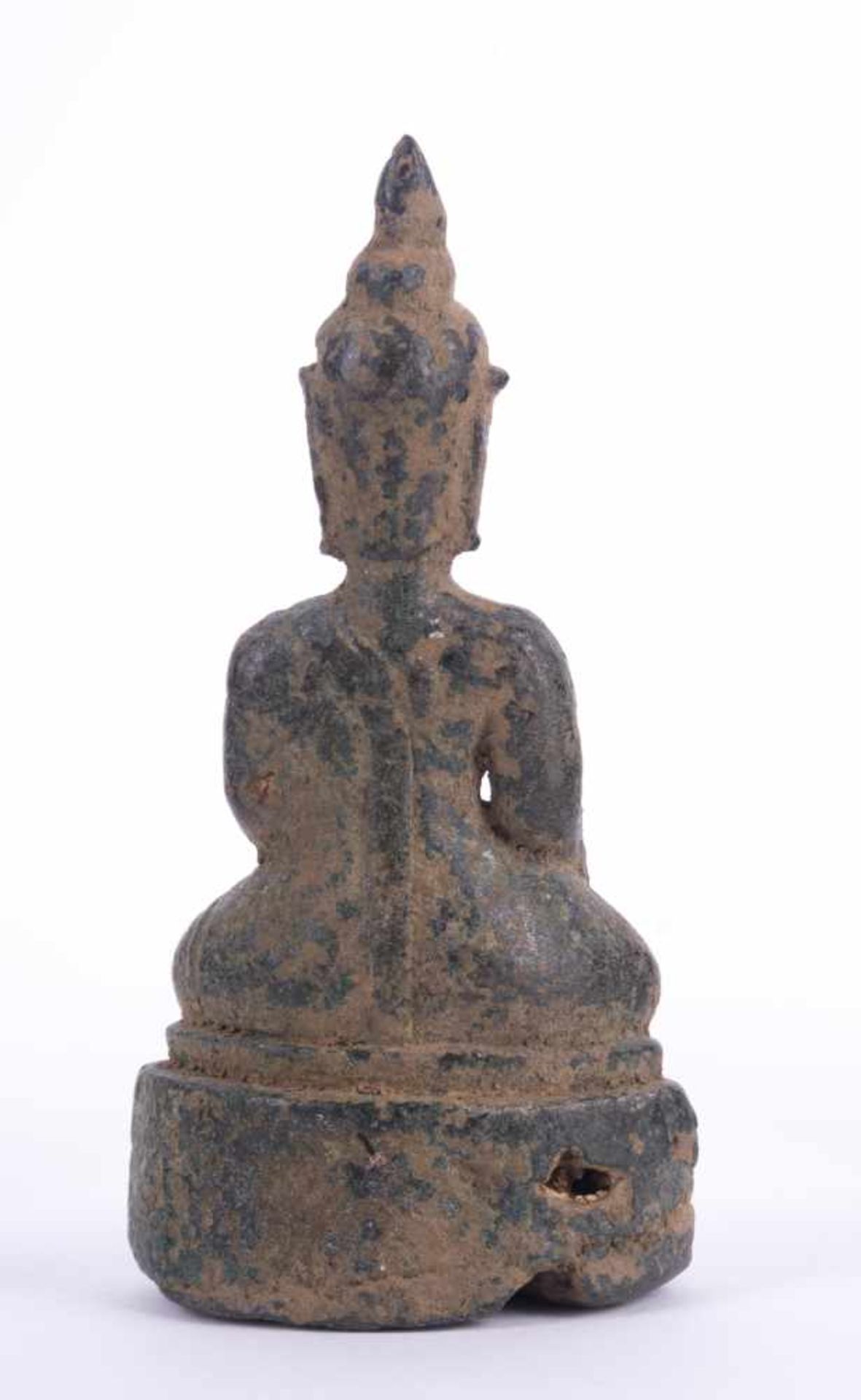 Buddha Laos 15. Jhd. Bronze, H: 10,5 cm Buddha Laos, 15th century bronze, height: 10,5 cm - Bild 3 aus 3