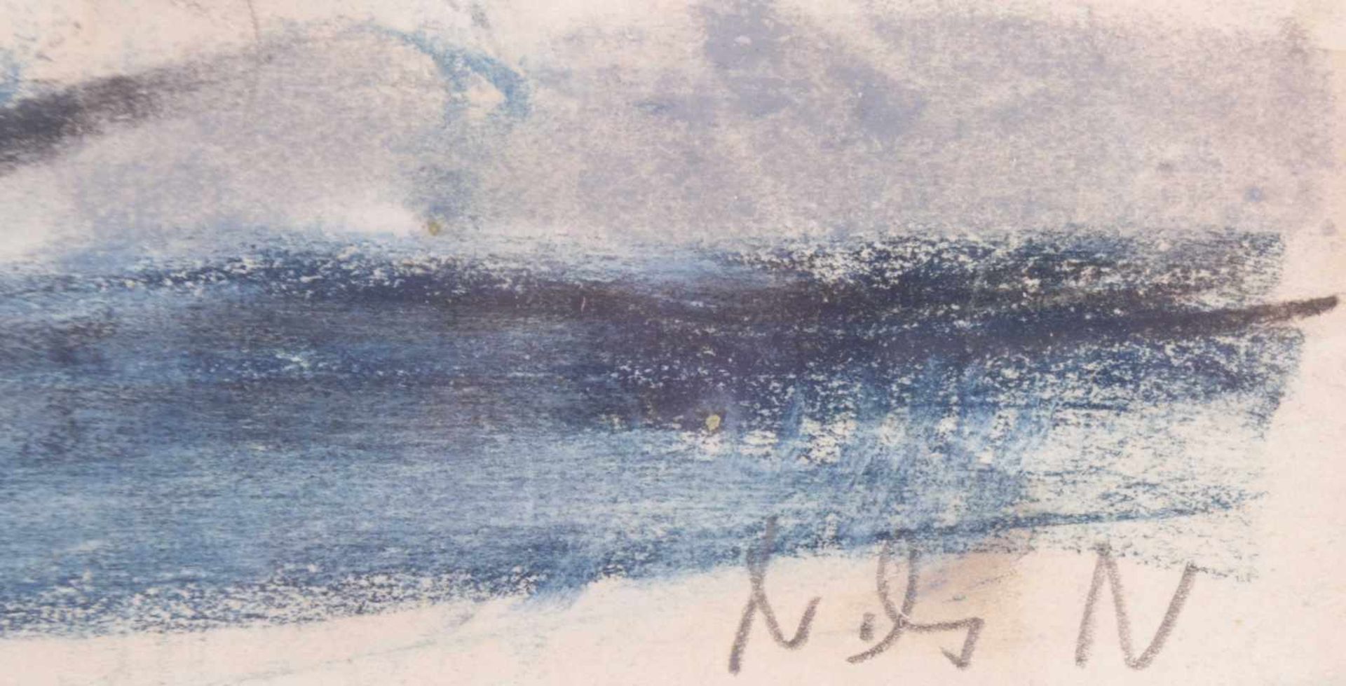 Nils NILSSON (1901-1949) "ohne Titel" Zeichnung-Aquarell, Sichtmaß 21 cm x 28 cm, rechts unten - Image 3 of 4