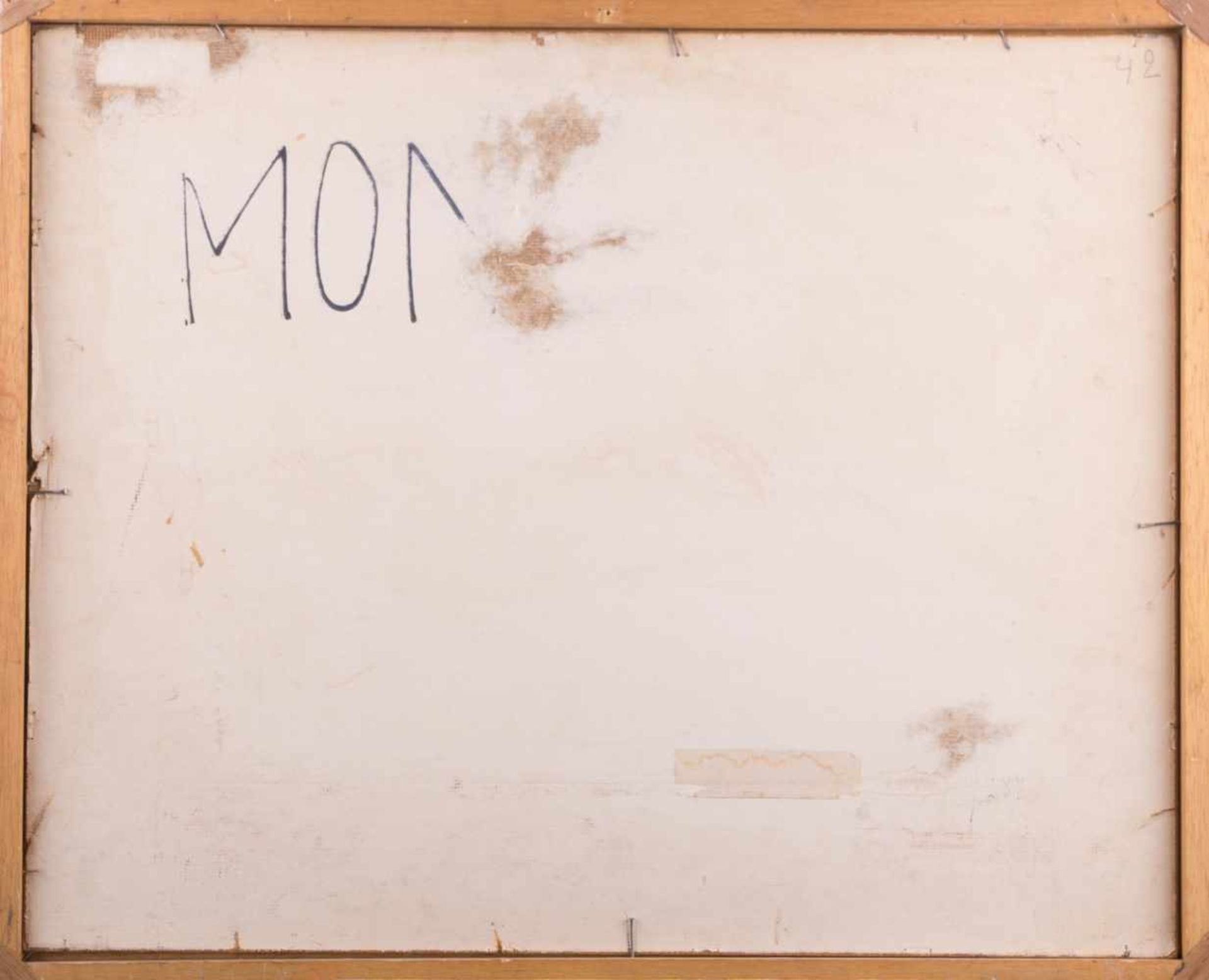 Künstler des 20. Jhd. "Moskau" Gemälde Öl/Karton, 40,5 cm x 50,3 cm, rechts unten undeutlich - Image 5 of 5