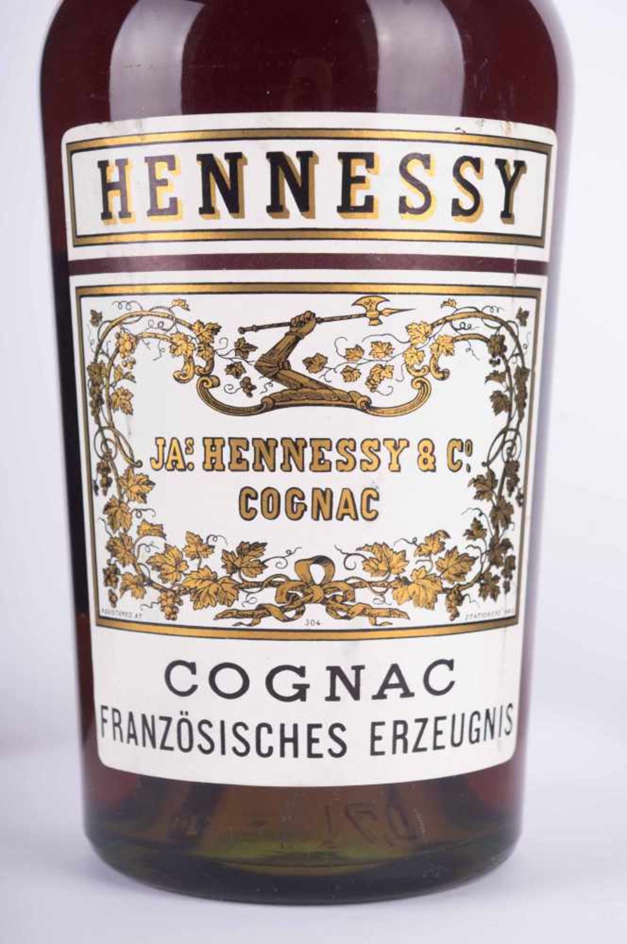 Hennessy Cognac Franreich 1960 Füllstand normal, Etikett guter Zustand, 0,7 l Hennessy Cognac France - Image 2 of 4