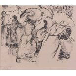 Gabriele MUCCHI (1899-2002) "ohne Titel" Grafik-Lithografie, 33,5 cm x 39,5 cm, links unten mit