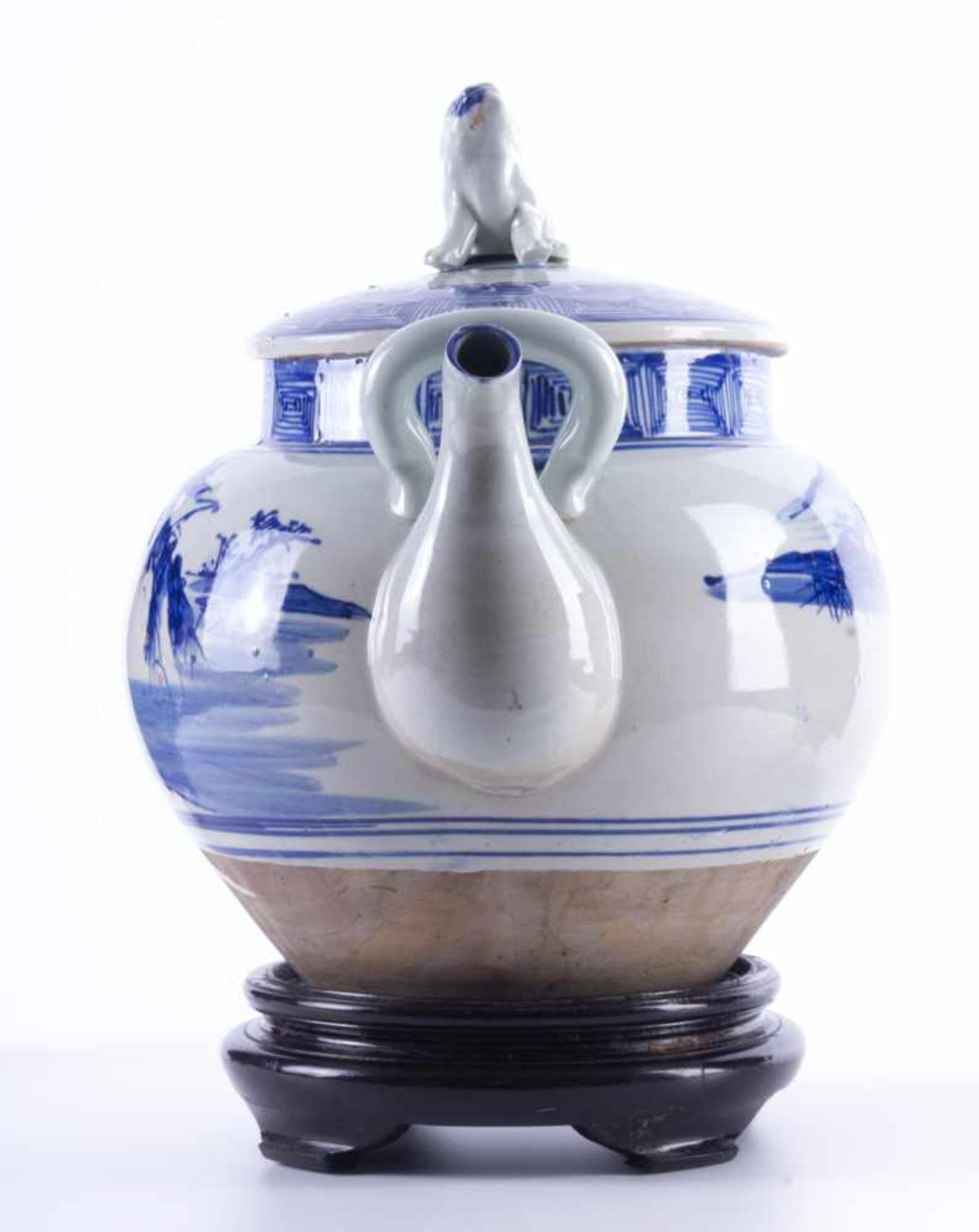 Bodenvase China 19./20. Jhd.Famille Rose, farbig staffiert, mit seitlichen Handhaben, H: 61 - Image 4 of 6