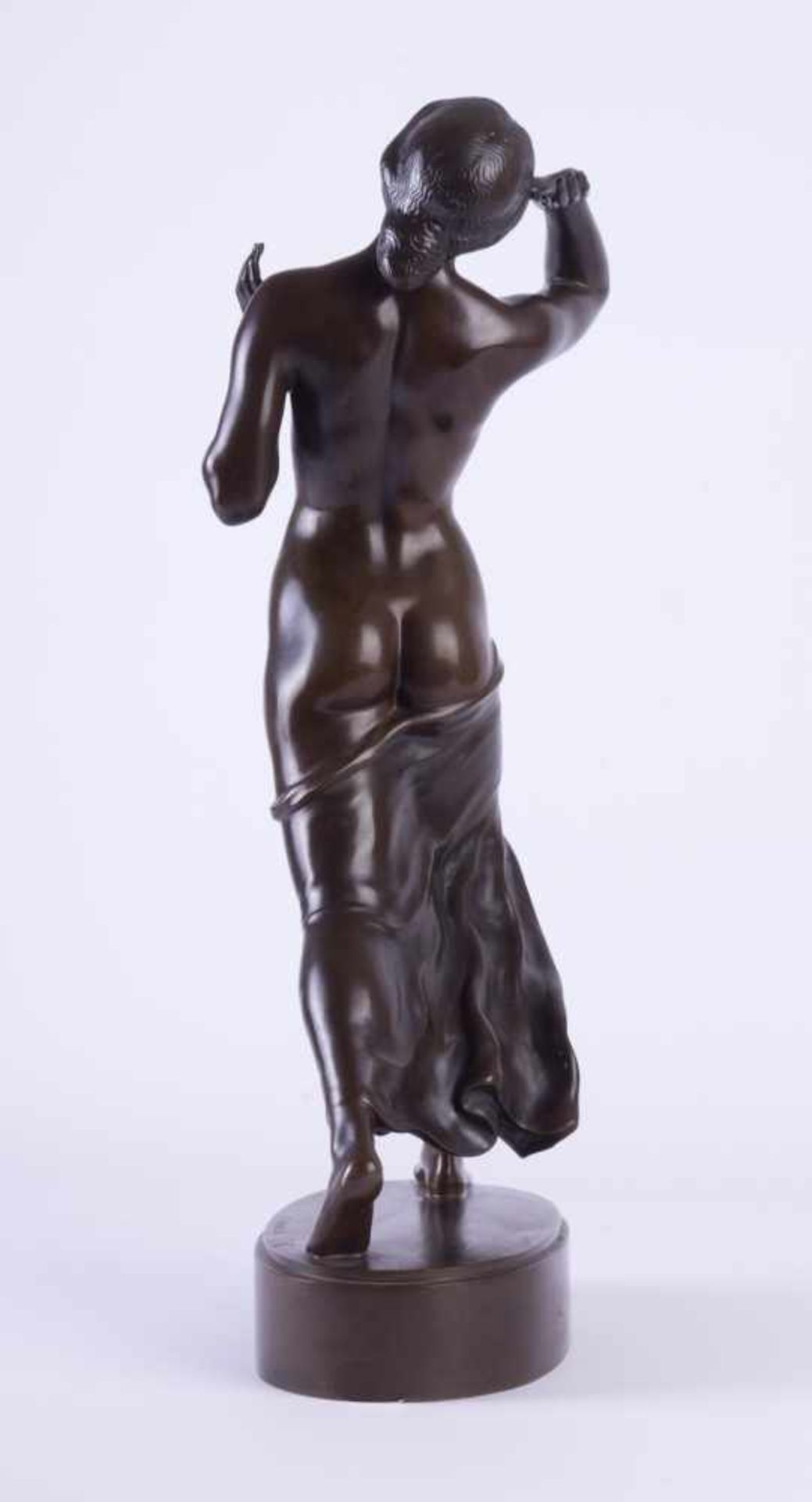 Fritz WINKLER (1894-1964)"Stehender weiblicher Akt"Skulptur-Volumen, Bronze, H: 46 cm,auf dem Sockel - Image 4 of 6