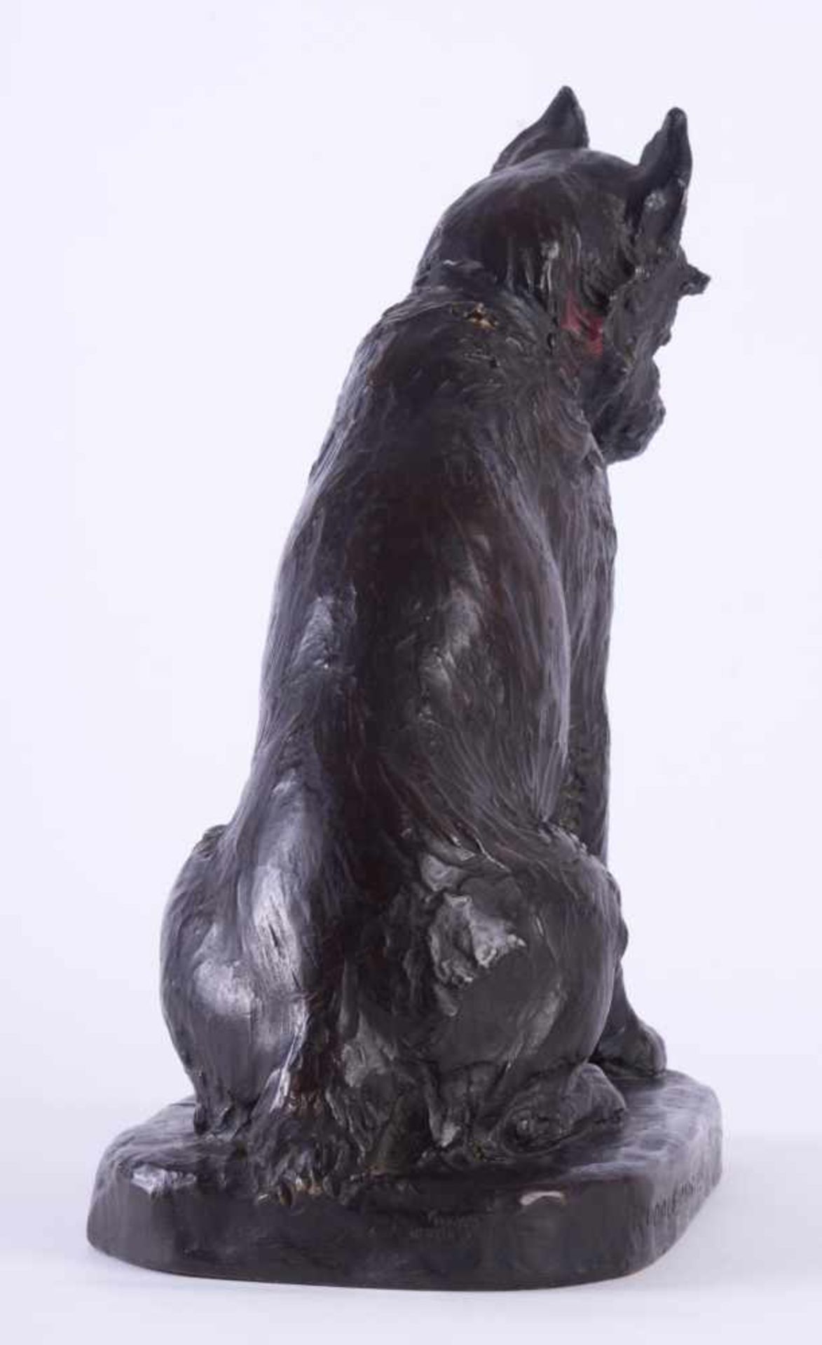 Rudolf MARCUSE (1878-c.1930/40)"Terrier"Skulptur-Volumen, Bronze, H: 31,5 cmRudolf MARCUSE (1878-c. - Bild 3 aus 6