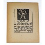 Walpurgisnacht vo Johann Wolfgang von Goethe, Mit 20 Holzschnitten von Ernst Barlach. 1923 Berlin,