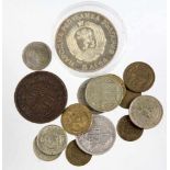 17 Kursmünzen Bulgarien ab 1881 verschiedene Materialien (teils Silber(, Wertstellungen u.