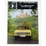 Wartburg 353. Werbeprospekt 1970 nobel aufgemachtes Werbeheft mit 16 S. Erschienen 1970. sehr gut