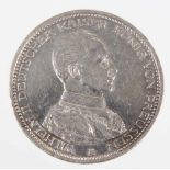 5 Mark Wilhelm II von Preussen 1914 A Silbermünze Fünf Mark Deutsches Reich 1914, so auch um