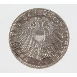 2 Mark Hansestadt Lübeck 1907 A Silbermünze Zwei Mark Deutsches Reich 1907, so um gekrönten