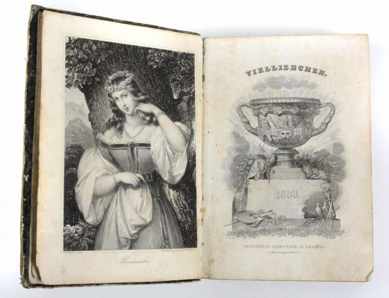 Vielliebchen Almanach 1833 Vielliebchen. Historisch-Romantisches Taschenbuch für 1833. Hsg.v. A.v.