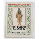 Die Völker Europas Atlas der Völkerkunde, Hrsg. von Dr. R.Karutz, Bd. 2, 128 S., 60 Tafeln mit