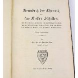 Grundriß der Chronik über das Kloster Zschillen Prof. Dr. W. Clemens Pfau, Mit Untersuchungen über