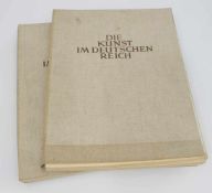 Herausgeber "Die Kunst im Deutschen Reich" - kompletter Jahrgang 1939, 12 Hefte mit Leinenmappe