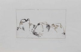 Robert Musil (Grafiker des 20. Jh.) Ohne Titel Original Lithografie, 19,5 x 30,5 cm, ungerahmt,