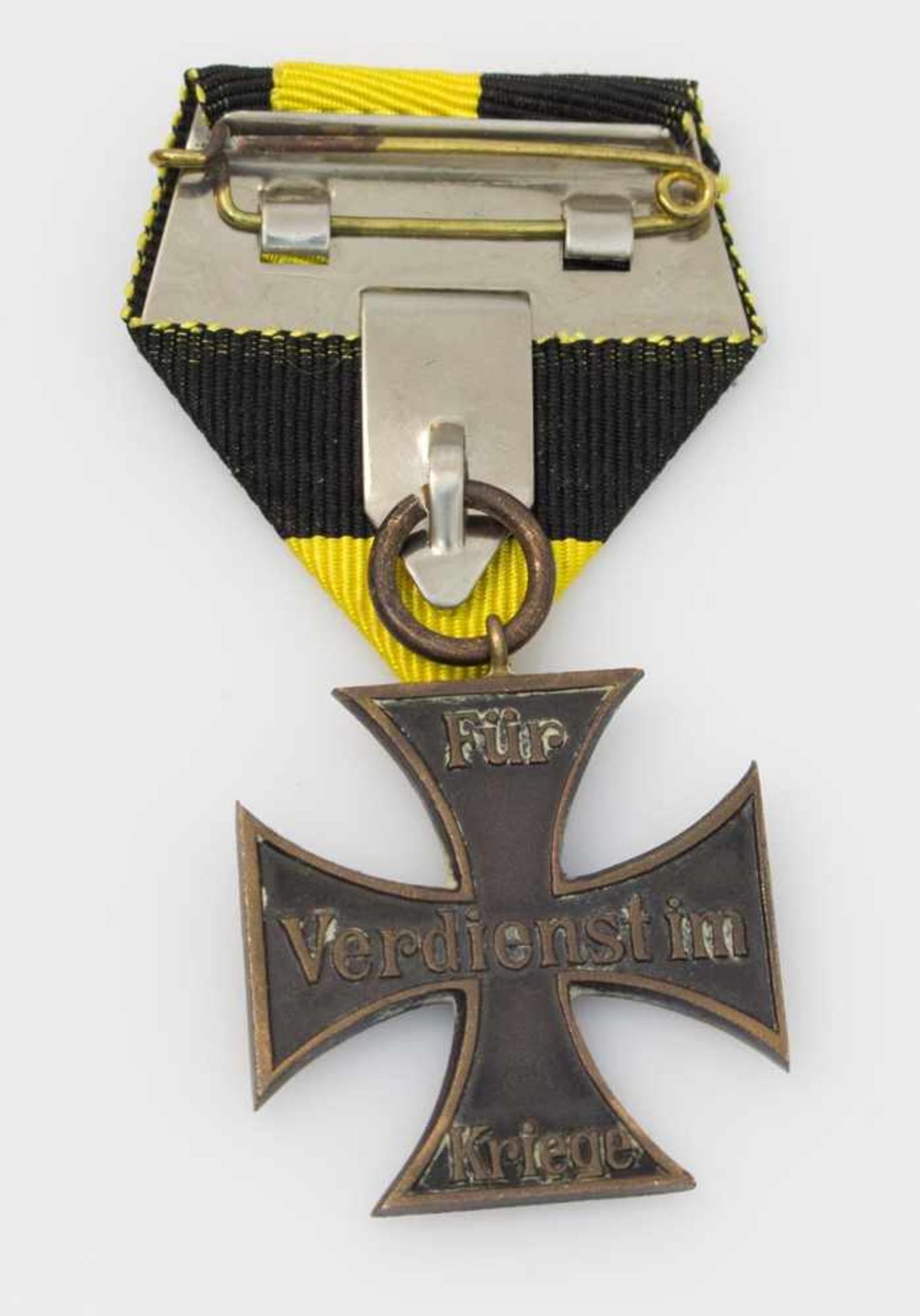 Kriegsverdienstkreuz 2. Klasse, Braunschweig 1914, gestiftet von Herzog Ernst August - Bild 2 aus 2