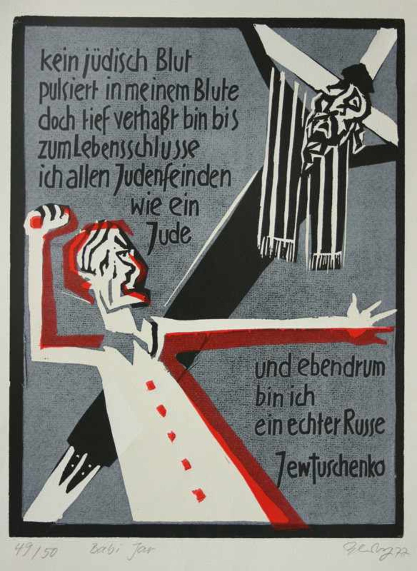 Herbert Sandberg (Posen 1908 - 1991 Berlin, deutscher Grafiker, Illustrator, Karrikaturist u.