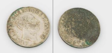 1 Thaler Hannover 1847 A, Ernst August (1837-1851), Silber, G. 22,14g