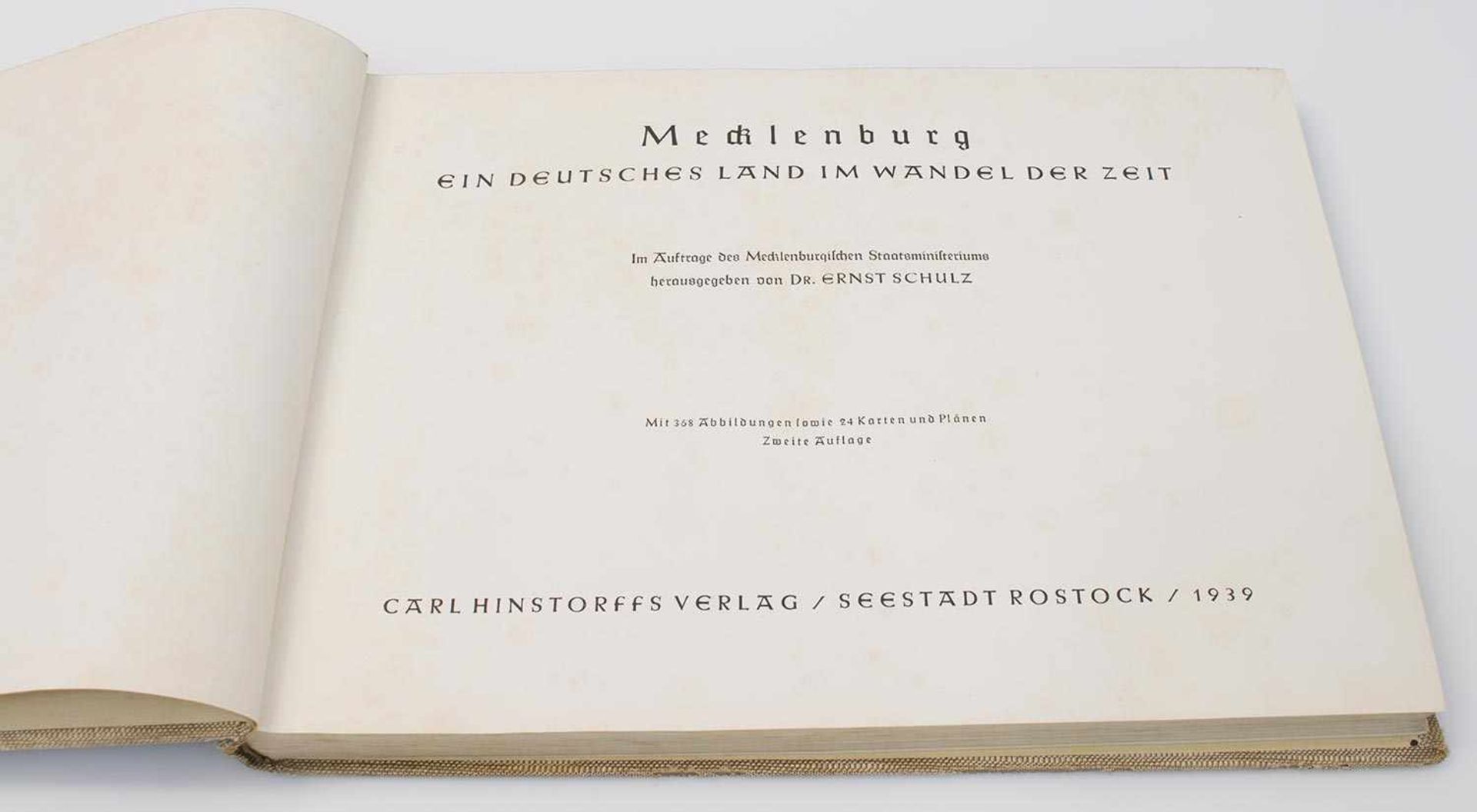Dr. Ernst Schulz (Hrsg.) "Mecklenburg - ein deutsches Land im Wandel der Zeit", Hinstorff Verlag / - Bild 2 aus 2